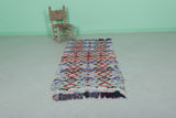 Berber colorful handmade moroccan rug  2.5 FT X 5.5 FT