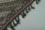 Moroccan Rug Flat-Woven Berber Carpet – 4.5 FT x 7.4 FT | Handcrafted Artisan Design