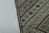 Moroccan Rug Flat-Woven Berber Carpet – 4.5 FT x 7.4 FT | Handcrafted Artisan Design