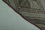 Moroccan Rug Flat-Woven Berber Carpet – 4.5 FT x 7.4 FT | Handcrafted Artisan Design