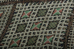 Moroccan Rug Flat-Woven Berber Carpet – 4.5 FT x 7.4 FT | Handcrafted Artisan Design