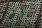 Moroccan Rug Flat-Woven Berber Carpet – 4.5 FT x 7.4 FT | Handcrafted Artisan Design