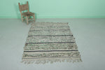 Moroccan wedding rug 4 FT X 4.9 FT