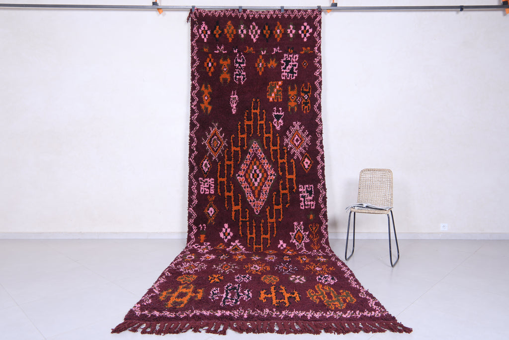 Geometric runner rug - Custom handmade Moroccan style