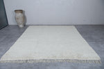 All White Custom Moroccan Rug – Elegant Minimalist Design