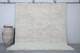 All White Custom Moroccan Rug – Elegant Minimalist Design