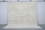 All White Custom Moroccan Rug – Elegant Minimalist Design