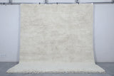 All White Custom Moroccan Rug – Elegant Minimalist Design