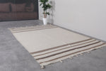 Flatwoven Berber Moroccan Carpet - 6.2 FT X 9.4 FT