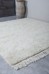 All White Custom Moroccan Rug – Elegant Minimalist Design