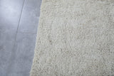 All White Custom Moroccan Rug – Elegant Minimalist Design