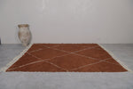 Brown Moroccan Wool Rug – Custom Sizes