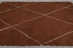 Brown Moroccan Wool Rug – Custom Sizes