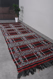 Long Moroccan kilim rug 4.9 X 12.5 Feet