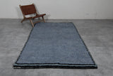 5 x 8 FT Moroccan Rug – Deep Gray with Black Border