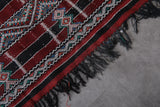 Long Moroccan kilim rug 4.9 X 12.5 Feet