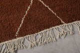 Brown Moroccan Wool Rug – Custom Sizes