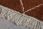 Brown Moroccan Wool Rug – Custom Sizes