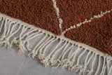 Brown Moroccan Wool Rug – Custom Sizes