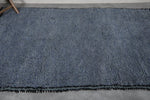 5 x 8 FT Moroccan Rug – Deep Gray with Black Border