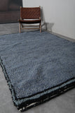 5 x 8 FT Moroccan Rug – Deep Gray with Black Border