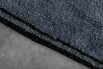 5 x 8 FT Moroccan Rug – Deep Gray with Black Border