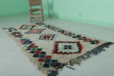 Colorful Moroccan Azilal Runner Carpet - 2.9 FT X 6.1 FT | Handmade Berber Rug