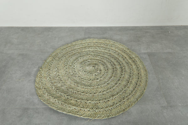 Small Moroccan round hassira - 3 ft