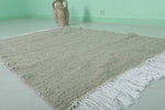 Moroccan Rug – Handwoven Neutral Wool Area Rug | 3.7 x 5.1 FT