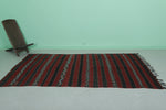 Moroccan Kilim rug 4.4 FT X 8.5 FT