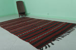 Moroccan Kilim rug 4.4 FT X 8.5 FT