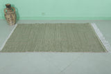 3.1 x 5.6 FT Moroccan Rug – Handwoven Neutral Area Rug