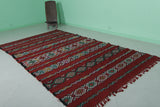 Zemmour Vintage Kilim – 5.6 x 9.8 Feet | Handwoven Moroccan Rug