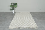 Checkered Moroccan rug 3.3 feet x 4.1 feet