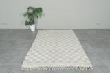 Checkered Moroccan rug 3.3 feet x 4.1 feet