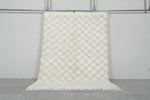 Checkered Moroccan rug 3.3 feet x 4.1 feet