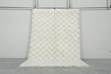 Checkered Moroccan rug 3.3 feet x 4.1 feet