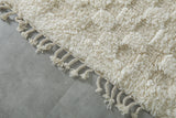 Checkered Moroccan rug 3.3 feet x 4.1 feet