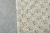 Checkered Moroccan rug 3.3 feet x 4.1 feet
