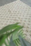 Checkered Moroccan rug 3.3 feet x 4.1 feet