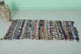 Handmade Moroccan rug 2 ft × 4.4 ft