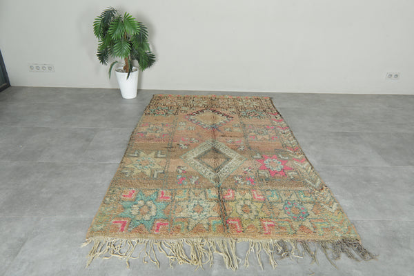 Geometric Moroccan wool rug - 4.7 ft x 7.3 ft