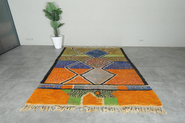 Moroccan rug 7 x 9 feet Colorful rug - Handmade berber rug