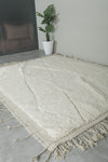 Handmade Moroccan rug 8 feet x 10 feet