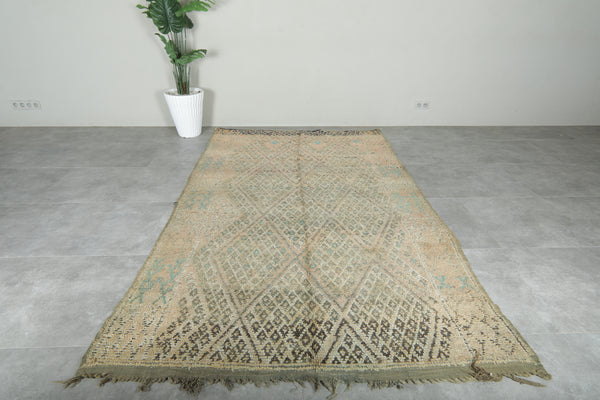 Moroccan vintage rug - Handwoven wool beauty - 5.7 ft x 9.5 ft