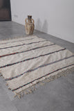 Moroccan wedding rug 4 FT X 4.9 FT