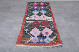 Moroccan Boucherouite runner carpet 3 FT X 7.8 FT