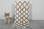 Moroccan Berber Rug – 2.7 x 5.9 FT | Handwoven Diamond Pattern