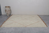 Beige Trellis Moroccan Rug – Custom Size Elegance