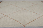 Beige Trellis Moroccan Rug – Custom Size Elegance